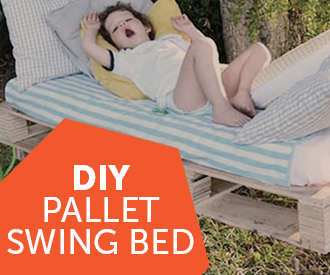 Pallet Swing Bed