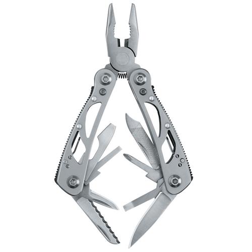 FLASH 11-IN-1 STAINLESS STEEL MULTI-TOOL + CARRY POUCH