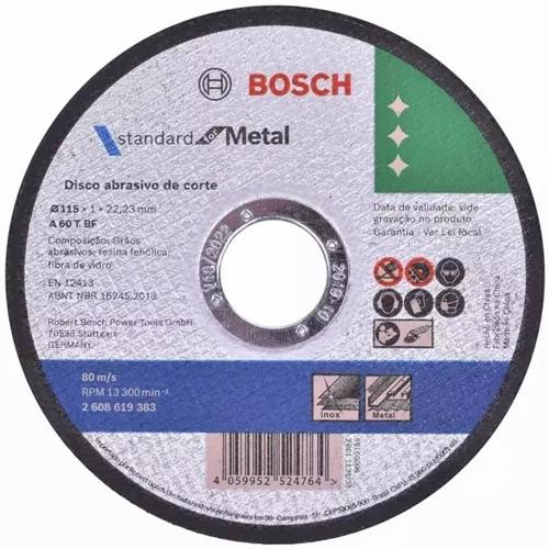 BOSCH 115 X 1 X 22.23MM STANDARD METAL CUTTING DISC