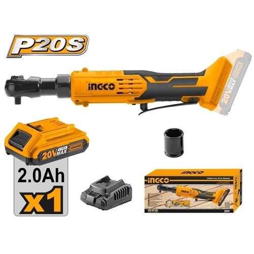 INGCO 20V LITHIUM-ION CORDLESS DRIVE RATCHET