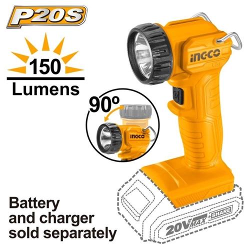 INGCO 20V LITHIUM-ION WORK LAMP