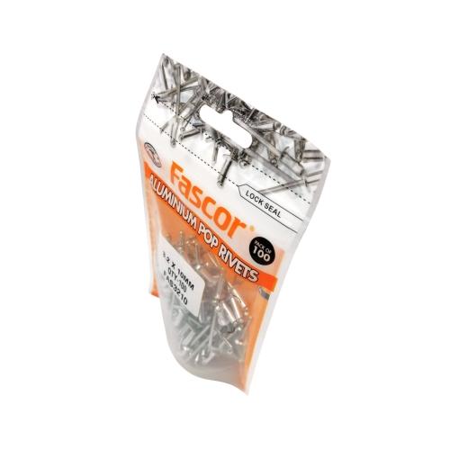 FASCOR 100PCS BLIND ALUMINIUM POP RIVETS - 3.2X10MM | RIVETS | DIY ...